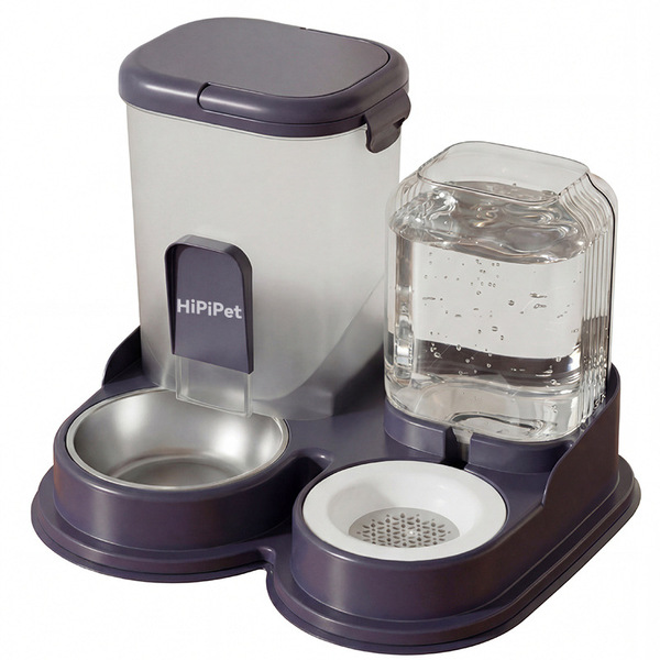 Automatic pet feeder suction cup antibacterial water dispenser…