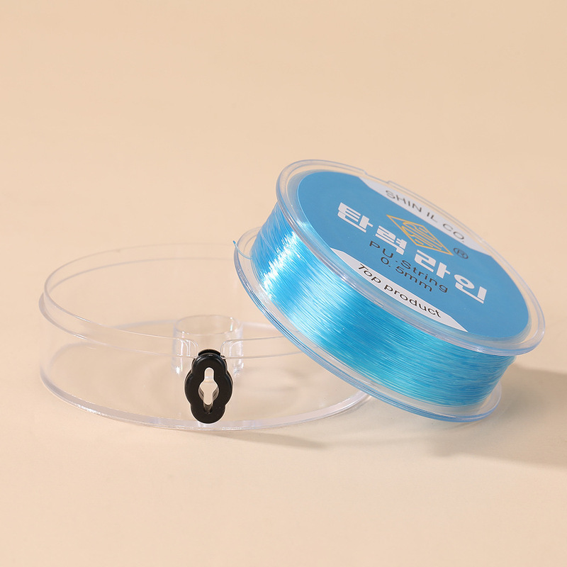 DIY手工串珠文玩线饰品配件串珠进口彩色水晶弹力线TPU松紧线材料|undefined