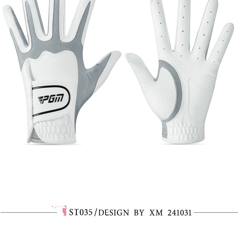Găng tay golf nữ PGM chống trượt Lycra đàn hồi cao, thoáng khí, tay đơn trái/phải — S chi tiết 14