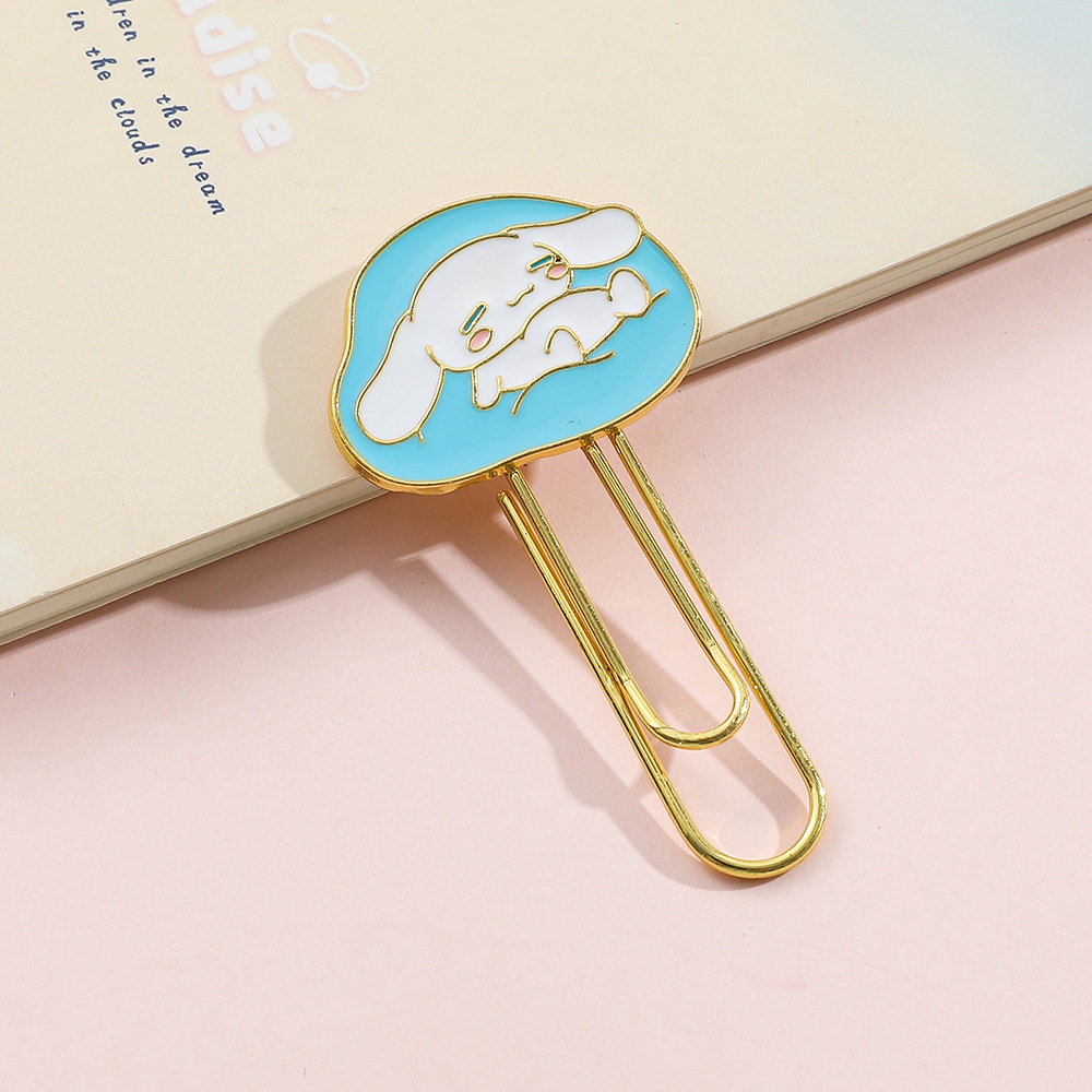 Nuevo creativo Sanliou encantador dibujos animados Yue Gui perro Pachia perro clips de papel de libro decoración clips marcadores