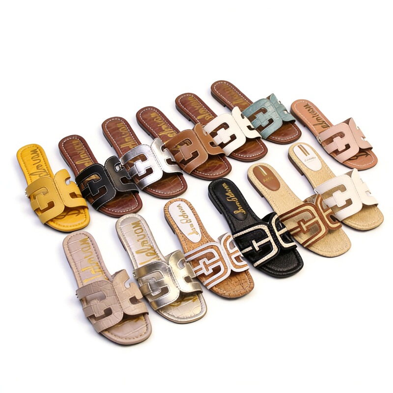 Dongguan Houjie Factory Store 2026 Summer Candy Color Sam Sandals Comfortable Beach Slippers Sam Slippers