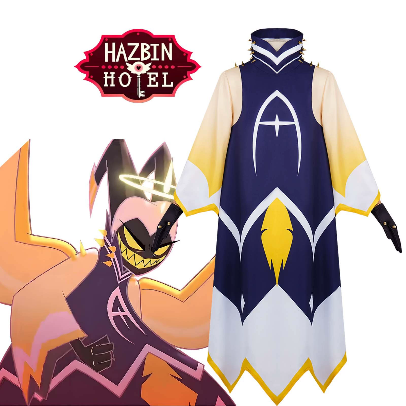 Hell Inn COS Angel Angel Blue Adam Halloween Animation Performance COSPLAY Сервер