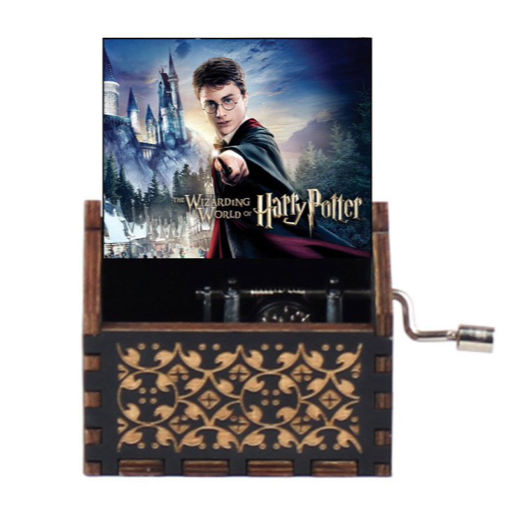 源工場ハリーポッターハイドウェイ手揺れ木製オルゴールミニオルゴールクリエイティブ誕生日プレゼント