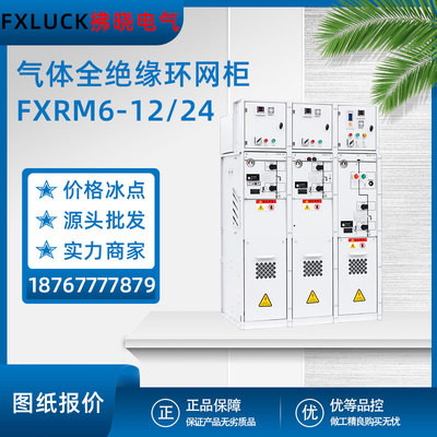 氣體全絕緣環網櫃RM6-12/24KV高壓開關櫃分支箱10KV計量PTV提升櫃