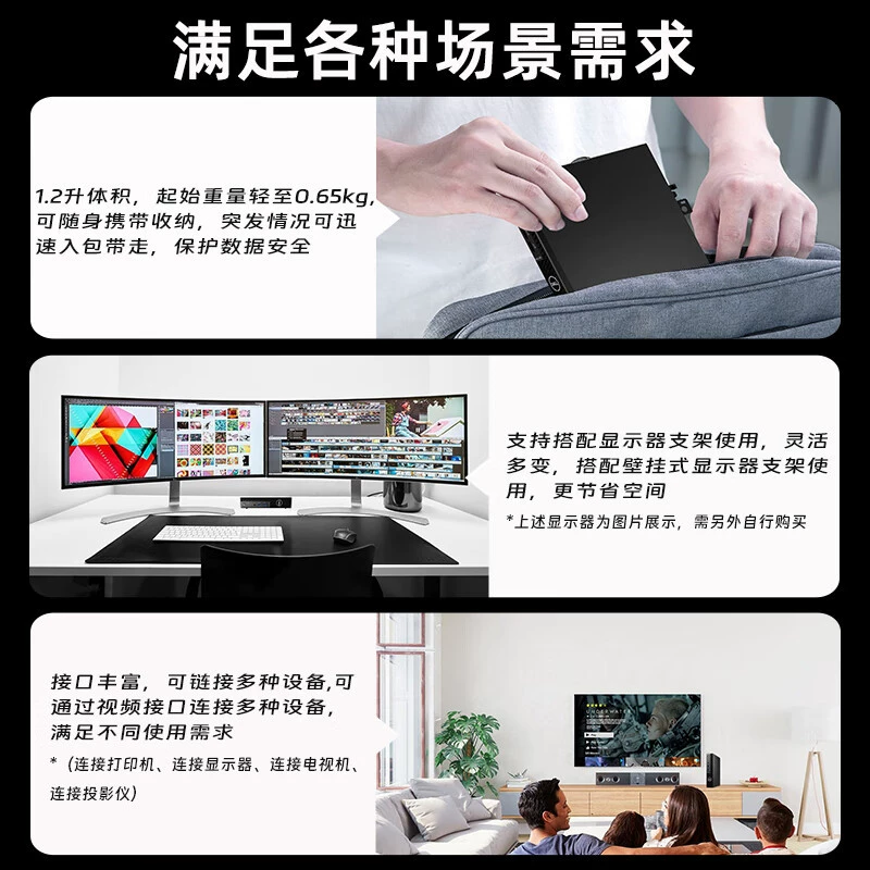 Dell Optiplex 3000 MFF мини-консольный настольный компьютер