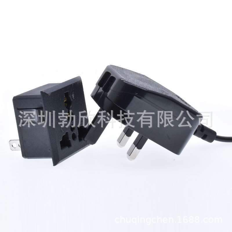 BS-5733英式插头 可拆卸 插头 插座 用于英国香港 欧规转英规