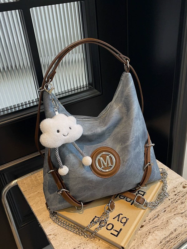 Shoulder bag, capacious universal backpack, trend one-shoulder bag to go out