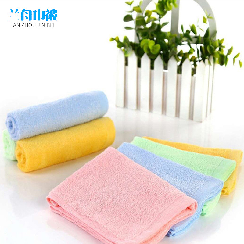 Housekeeping Cleaning Dish Cloth for Lazy People Dish Cloth Household Bamboo Fiber Kapok Children's Towel Dish Washing Towel Kitchen Dish Washing Foreign Trade Domestic Sale