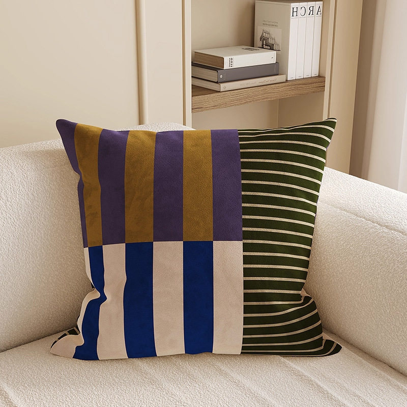 almohada de soporte de estilo francés de lujo ligera almohada de cintura de tela cama de sala de estar sofá almohada de soporte almohada de base