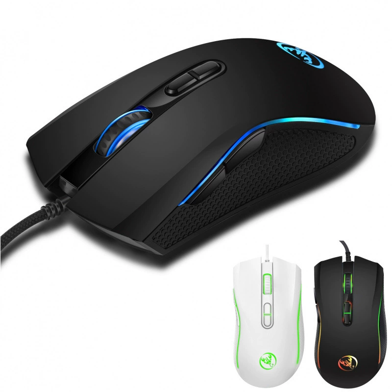 A869 цветная световая игровая мышь E-Sports, проводная мышь, DPI регулируется в четырех уровнях до 3200 DPI