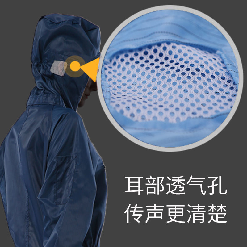 防尘服连体分体服喷漆洁净养殖防护防静电工作服无尘服套装男女