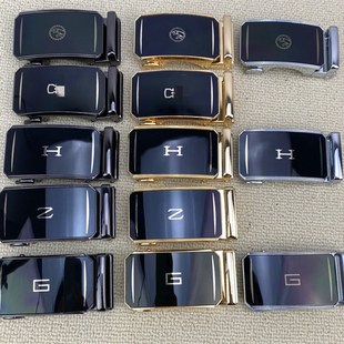 Zinc alloy solid automatic buckle belt waist slideway card pinch head B brand Buckle Head manufacturers wholesale Special