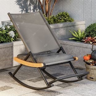Rocking Chair, Lounge Chair, Balcony Lounge Chair, Bedroom Leisure Chair, Swingable European Chair, Living Room Single Modern Light Luxury