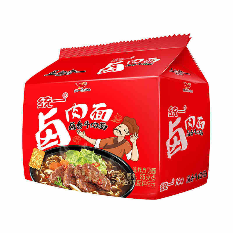 统一卤香牛肉面香辣红烧番茄方便面藤椒卤肉面多口味速食泡面夜宵