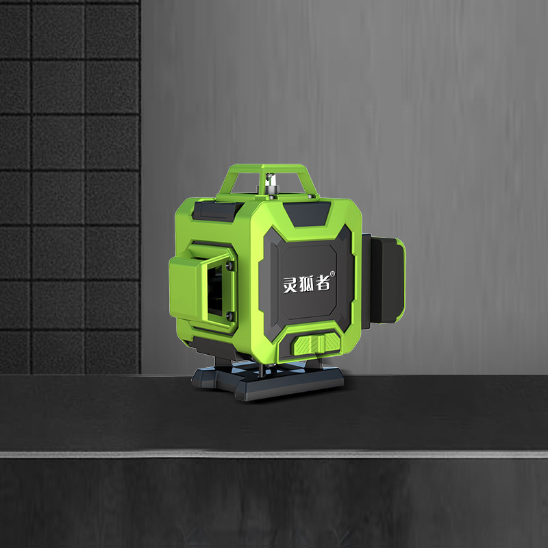 4D16线3D12线绿光水平仪自动打线贴地贴墙水平激光水平仪投线仪
