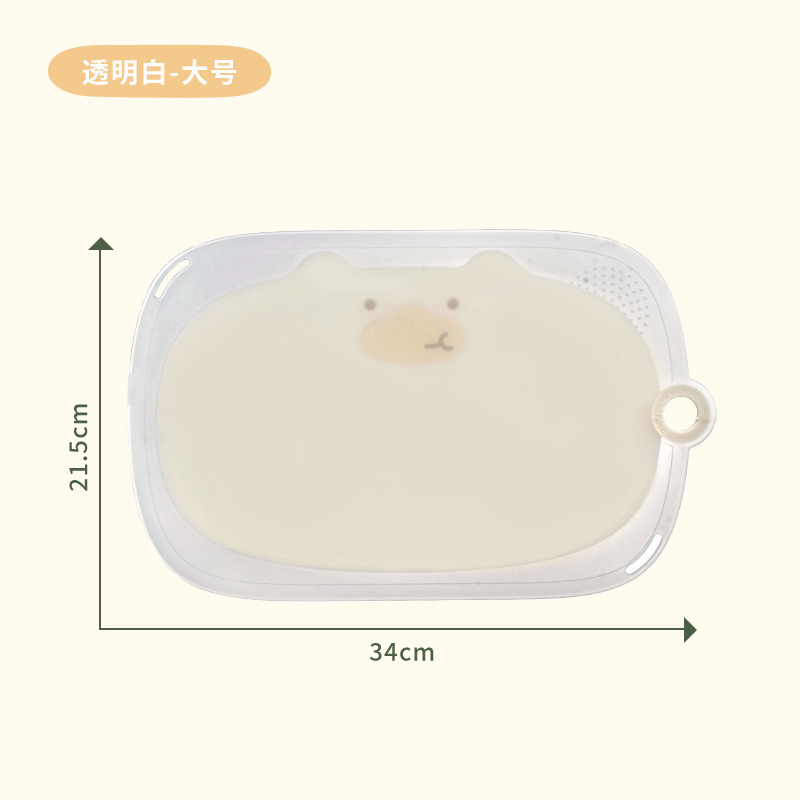【原创】厨房抗菌双面菜板家用辅食切水果硅胶小菜板防霉辅食菜板|undefined