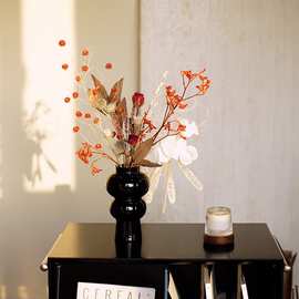 天然奶油氛围花摆件极简花果干花原创法式春日永生家居装饰感