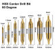 Cross-border new 1-6mm high-speed steel center drill suit A- type centering drill (two titanium-plated) fixed-point drill