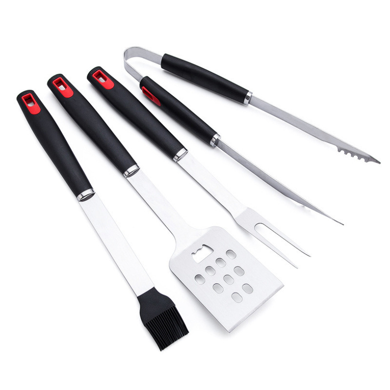 アマゾンステンレス製バーベキューツールbbqアウトドア多目的シャベルスイープクリッパーグリル家庭用コンビネーションバーベキューセット|undefined