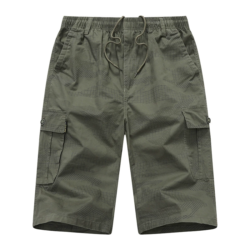 2025 весна лето новые повседневные шорты повседневные дикие модные брюки с принтом пляжные штаны мужской моды