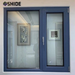 Beijing Broken Bridge Aluminum System Window Sealing Balcony Terrace Shide Sliding Soundproof Window Conch Broken Bridge Aluminum Doors and Windows Customization