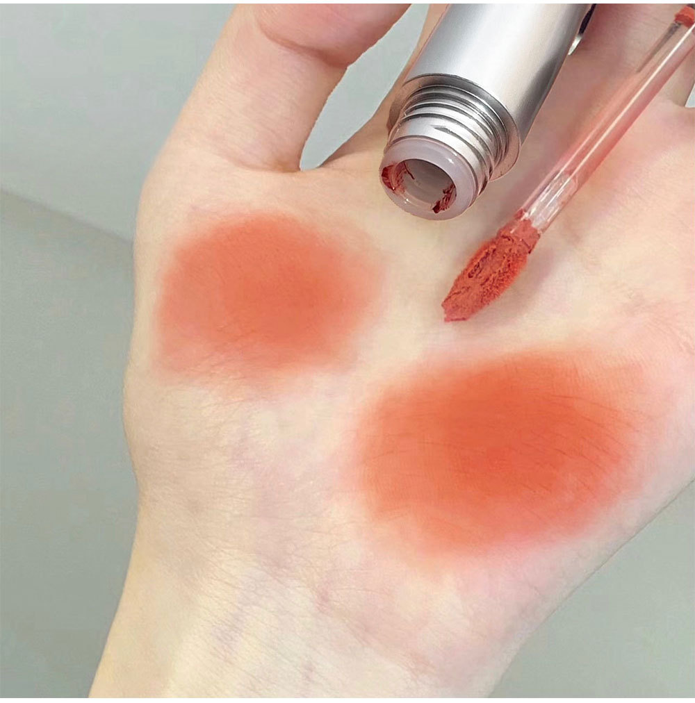 New product: Sparkling Silver Light, soft matte Lip gloss, affordable student makeup, velvet matte, brightening velvet undefined