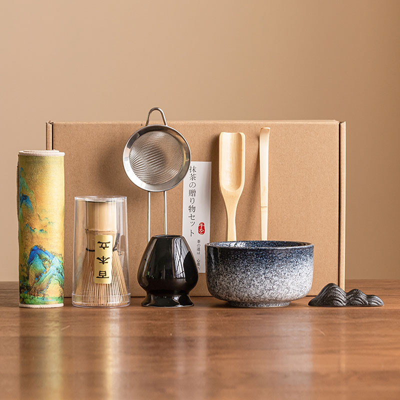 Fábrica Baibenli tazón de matcha tazón de té taza de matcha tazón de polvo de matcha mezclador utensilios de té herramientas de matcha