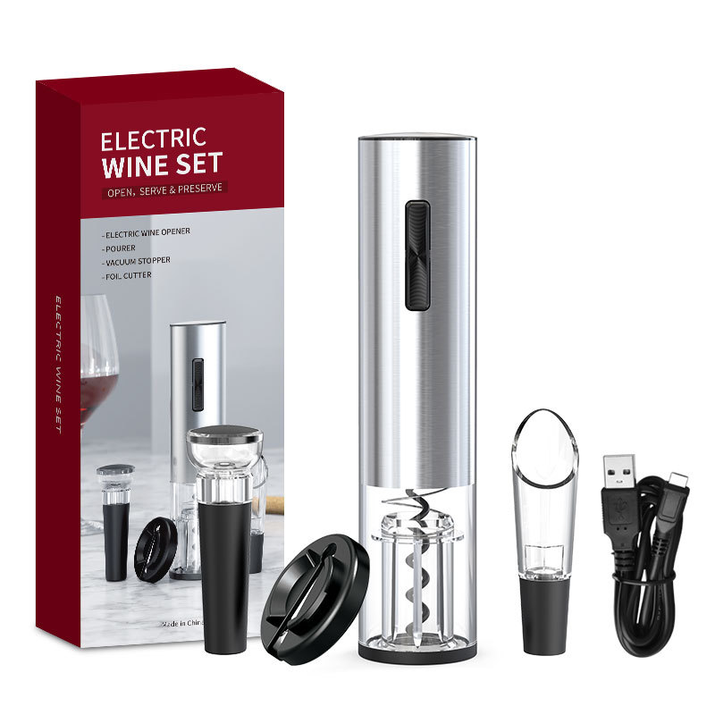 实力工厂库存开瓶器 欧美红酒全自动开瓶器electric wine opener