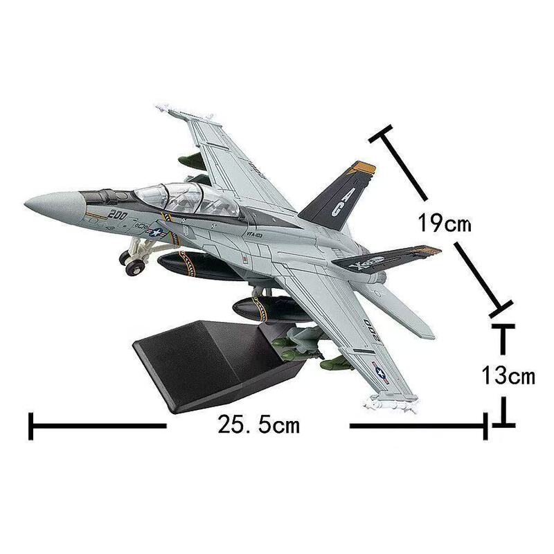 1/72F18 Carrier-Based Attack Aircraft Abs Assembled Version Artificial Fighter Aircraft Model Aviation Enthusiast Collectibles