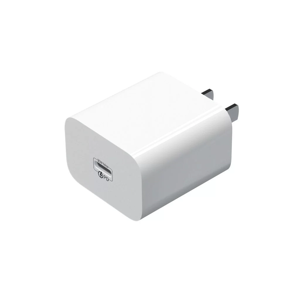 Заводской источник PD30W быстрая зарядка головка заряда галлиевый нитрид совместимая с iPhone 16 быстрая зарядка