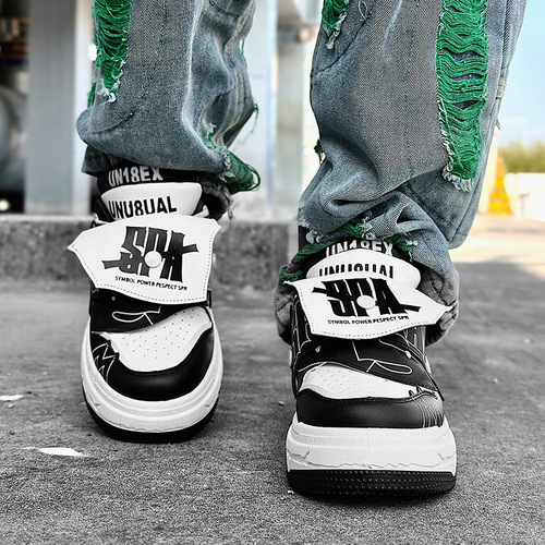 Niche design black warrior version bread shoes casual new national fashion brand dad shoes sports skateboard shoes live broadcast shoes