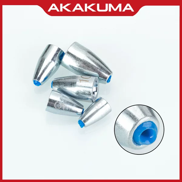 Luya alloy bullet lead plastic core lead pendant Texas fishing group counterweight lead does not hurt the wire bullet lead pendant wholesale