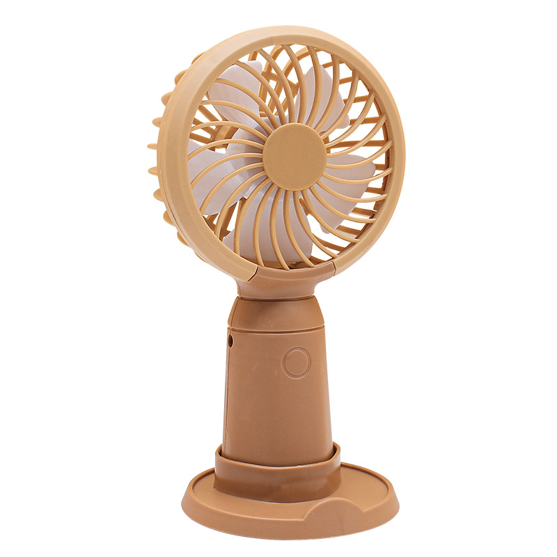2026 New Product Fan Kapibara Handheld Mini Student Dormitory Outdoor Portable Rechargeable Fan Gift