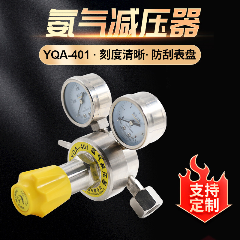 单级式减压器 YQA-401 0.16*6MPa 氨气减压器 减压阀 氨气表