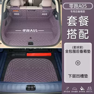 Trunk Mat: trunk mat - planet-purple-exclusive-set-full-coverage-trunk-mat-lower-layer-groove-zero-run-a05upper-layer