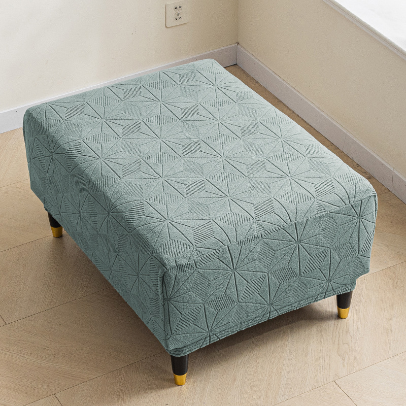 Nórdica alta sensación sofá cubierta cuatro estaciones general jacquard taburetes anti-deslizante desgaste sofá único cojín anti-gato arañazo