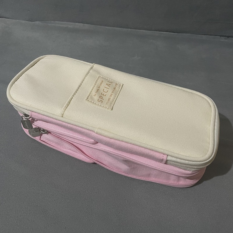 Caja de lápices especial transfronteriza macaron color a juego se puede cambiar en caja de papelería de estudiante de bolsa de lápices mejorada de gran capacidad