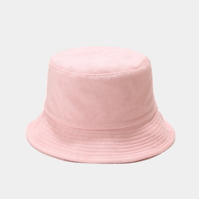 INS nuevo estilo toalla tablero de luz sombrero de pescador de los hombres de moda Otoño e Invierno estilo japonés artístico fresco sombrero de lavabo de color sólido para niños image 10