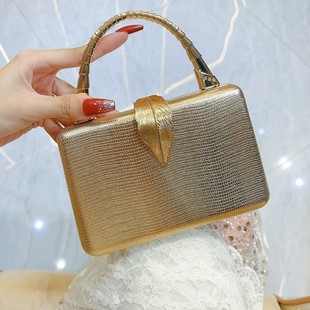 New European and American Women's Luxury Clutch Bag Snakeskin Pattern High-End Handbag Crossbody Evening Bag Chain Bag Shoulder Bag