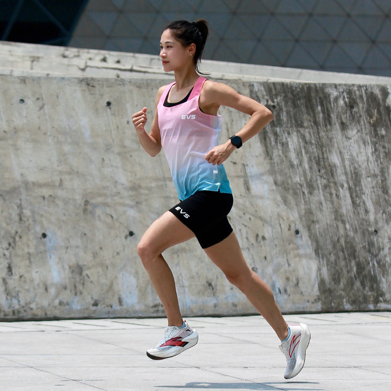 Summer Compression Pants Professional Marathon Running Shorts Women's Tight Waist Bag Sports Pants 4-Point Pants Fitness Pants