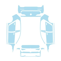 21-26 Models Volkswagen Golf Gti Invisible Car Cover Tpu Pre-Cut Paint Protection Film Anti-Scratch (Car paint protective film) - transparent-tpu-21-26-volkswagen-golf-gti