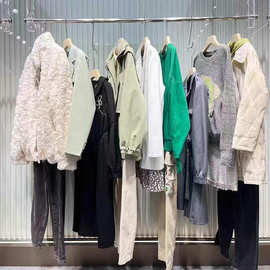 乐町品牌撤柜系列货24冬装时尚羽绒服外套双面呢大衣品牌走份尾货