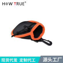源头工厂 高尔夫球袋 新款保护球套 便捷携带加绒擦球袋 跨境热卖