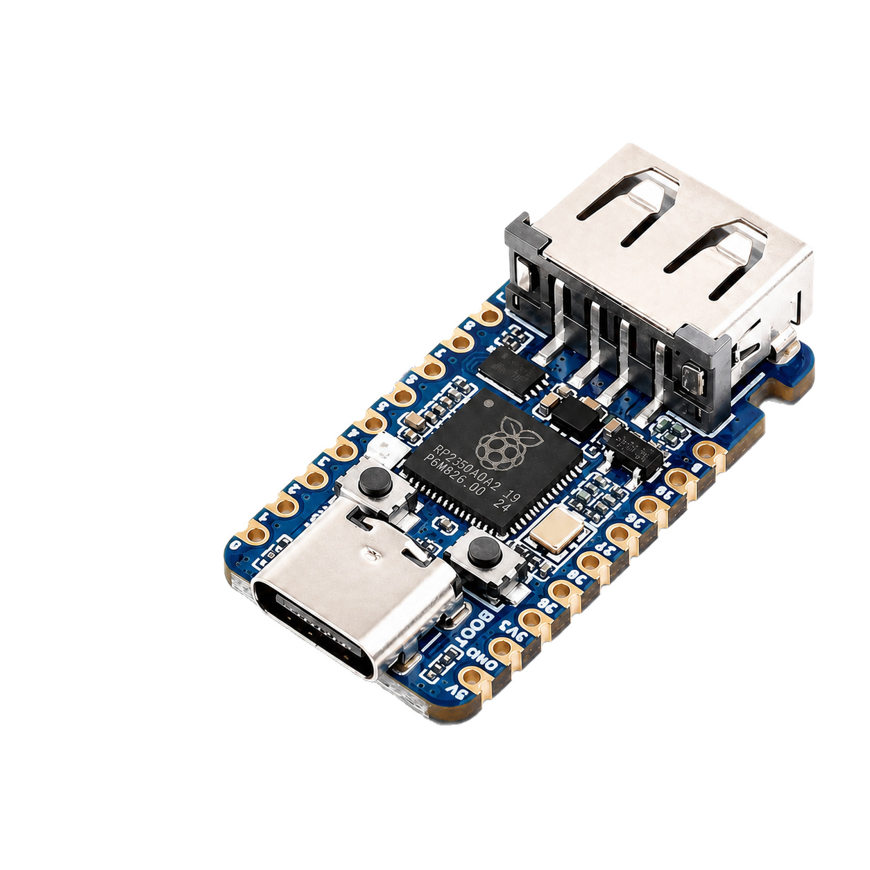 Placa de Desarrollo de Microcontrolador RP2350 USB-A para Pruebas y Aprendizaje image 1