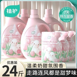 Plant Care Laundry Detergent Large Barrel Fragrance Master Perfume Milk Fragrance Long-Lasting Fragrance Strong Fragrance Stain Removal Bag