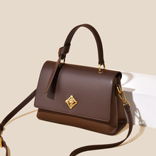 新款包包高级感实用手提包时尚轻奢包锁斜挎包简约大容量女包跨境
