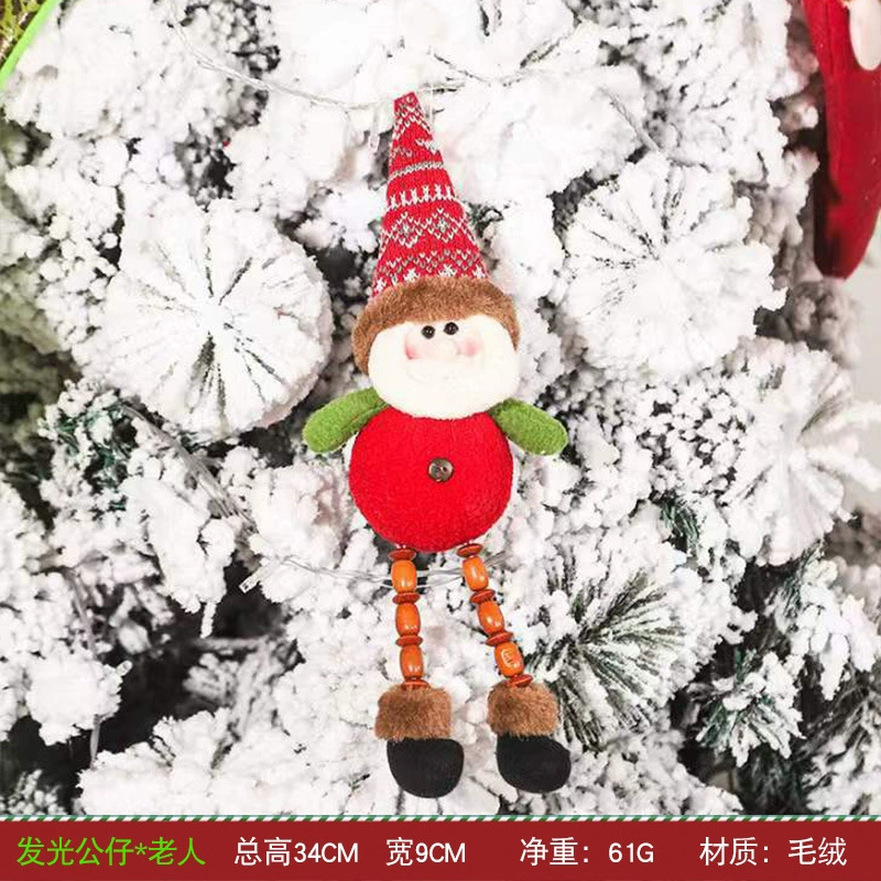 Christmas small table decorations, 20 cm, assorted festive hanging and standing figures