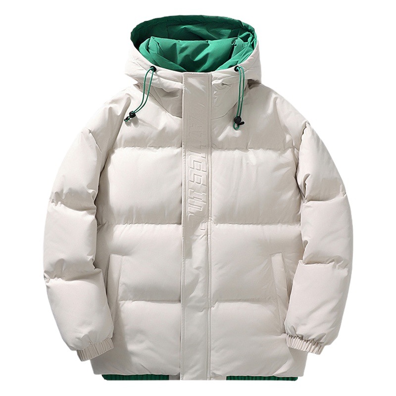 NASA ABOUT2023 invierno Nuevo Abrigo con capucha abrigo de algodón acolchado de los hombres