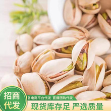 开心果盐焗自然开口坚果零食 代发批发100g 手剥原色年货开心