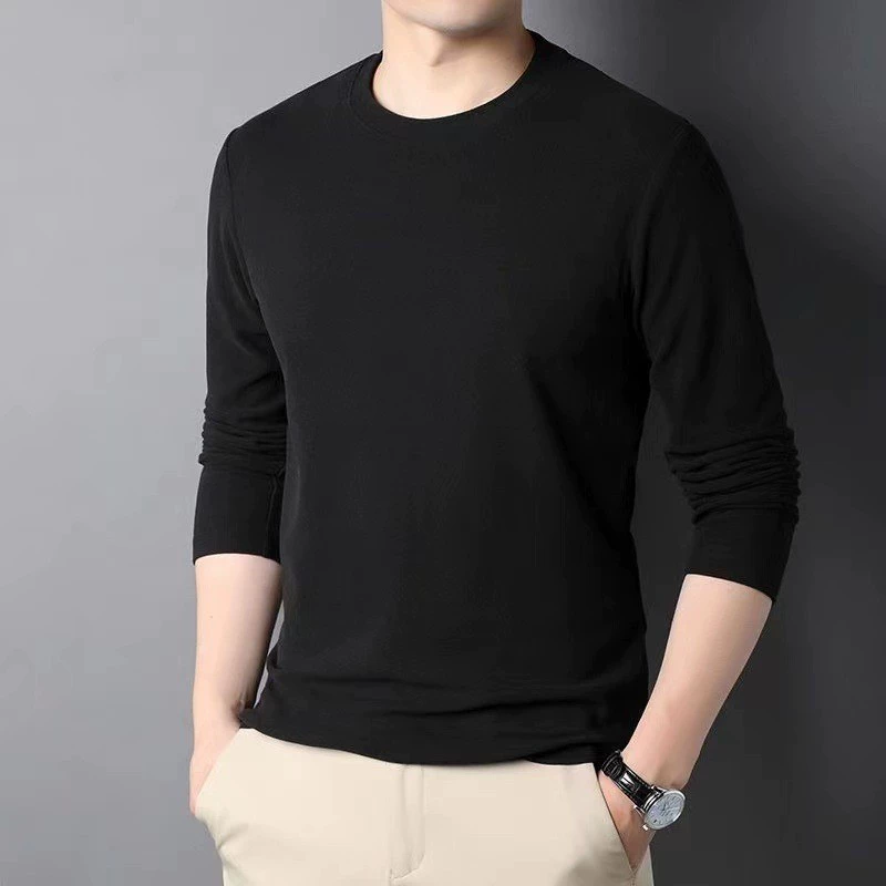 Мужская однотонная белая футболка с короткими рукавами больших размеров, летняя корейская версия, тонкая модная стильная футболка с круглым вырезом и половиной рукава